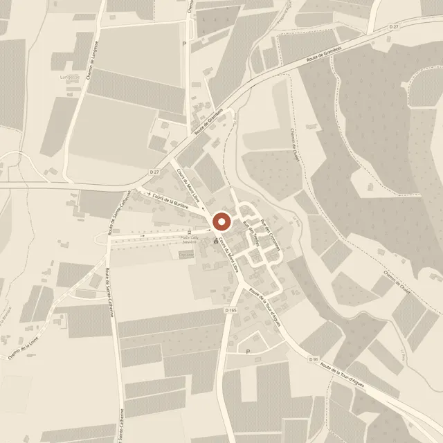 Plan : Ômirail se trouve place de la Fontaine, au centre de Saint-Martin-de-la-Brasque